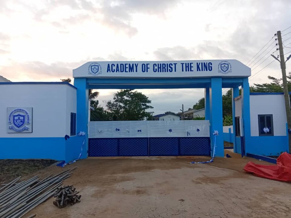 Nana Kojo Kra I Commissions New Entrance at Academy of Christ the King SHS