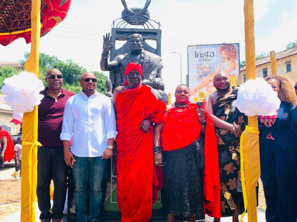 Lawyer Charles Kojo Walker Commissions Statue of Osabarimba Dr Kwesi Atta II in Cape Coast
