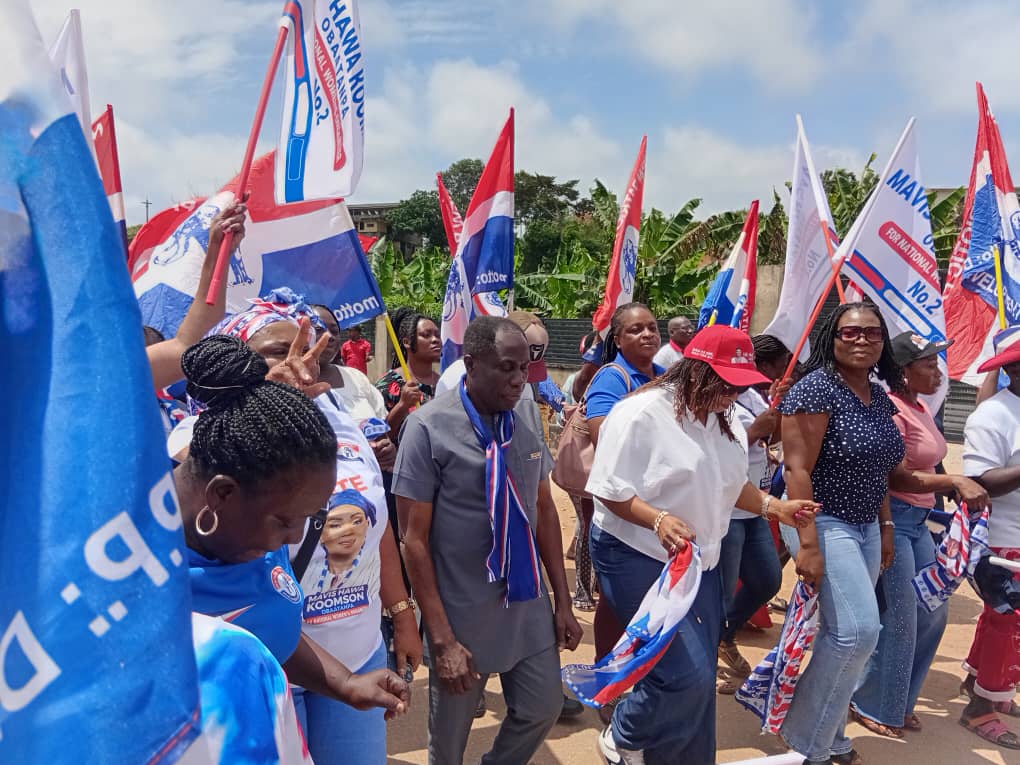 NPP Women’s Organisers Welcome Mavis Hawa Koomson to Central Region